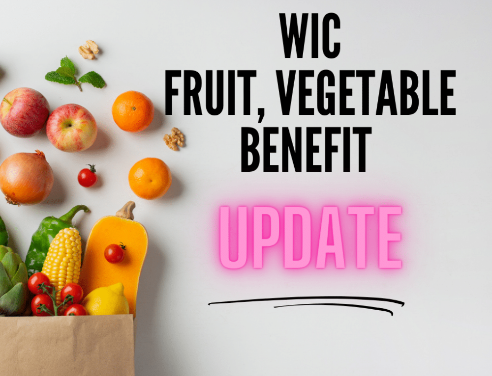 Texas WIC Expanded Fruit And Vegetable Benefits Extended To Nov 17th